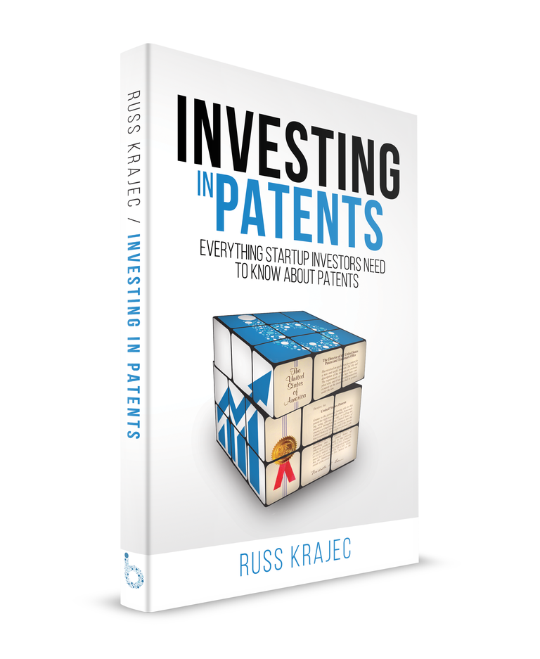 Investing in Patents — book cover by Russ Krajec