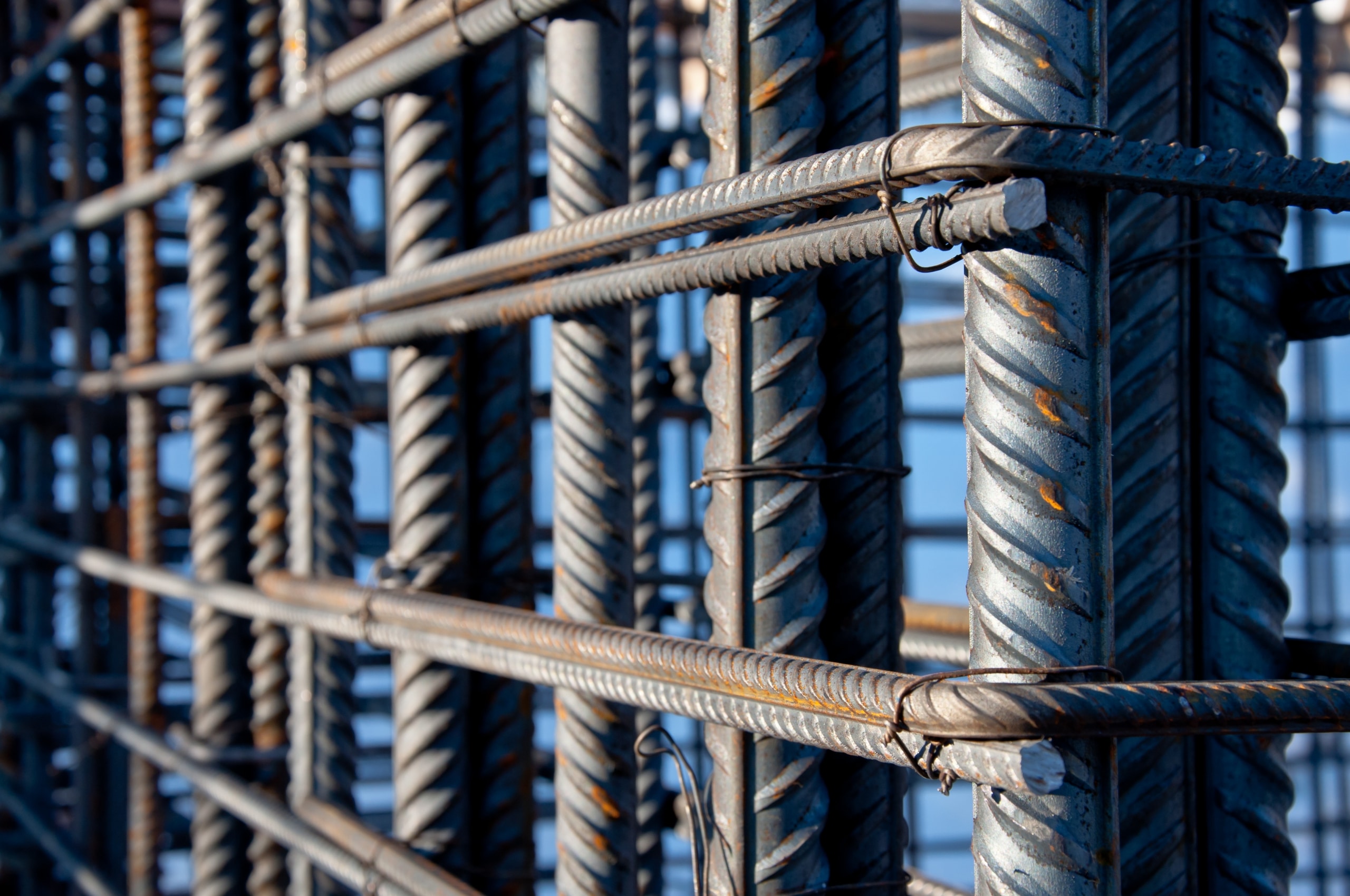 Brand new armature. Reinforcements steel bars stack. Close up steel construction armature. Brand new armature. Reinforcements steel bars stack. Close up steel construction armature.